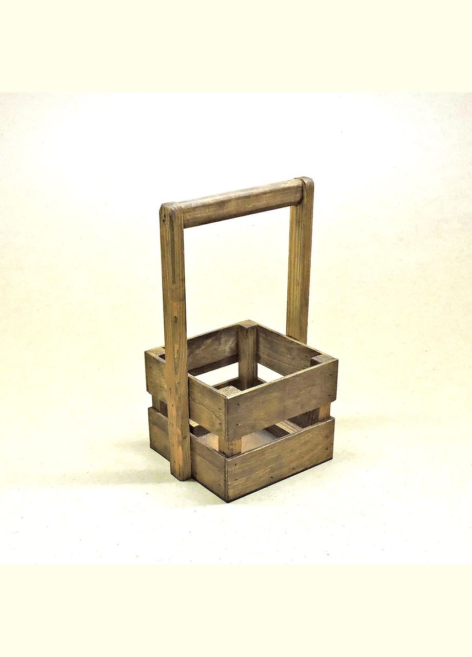 Подарочная корзинка из дерева Шервуд 15х15 капучино (ПДК-0021209) No Brand (328910684)