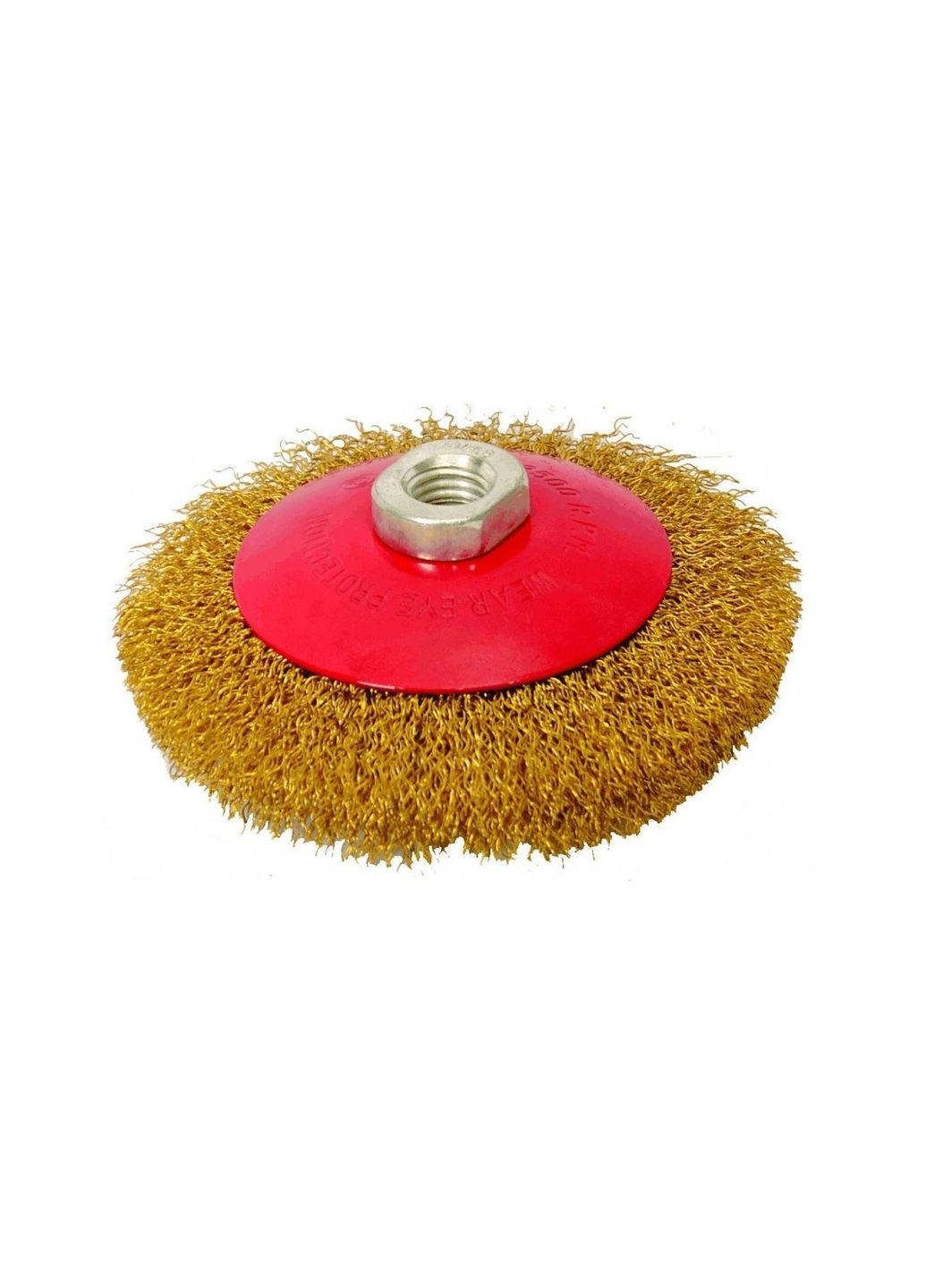 Корость конусная 115 мм проволочная для болгарки КШМ для дерева и металла, 0,3 мм, 12500 об/мин Mastertool (332206051)