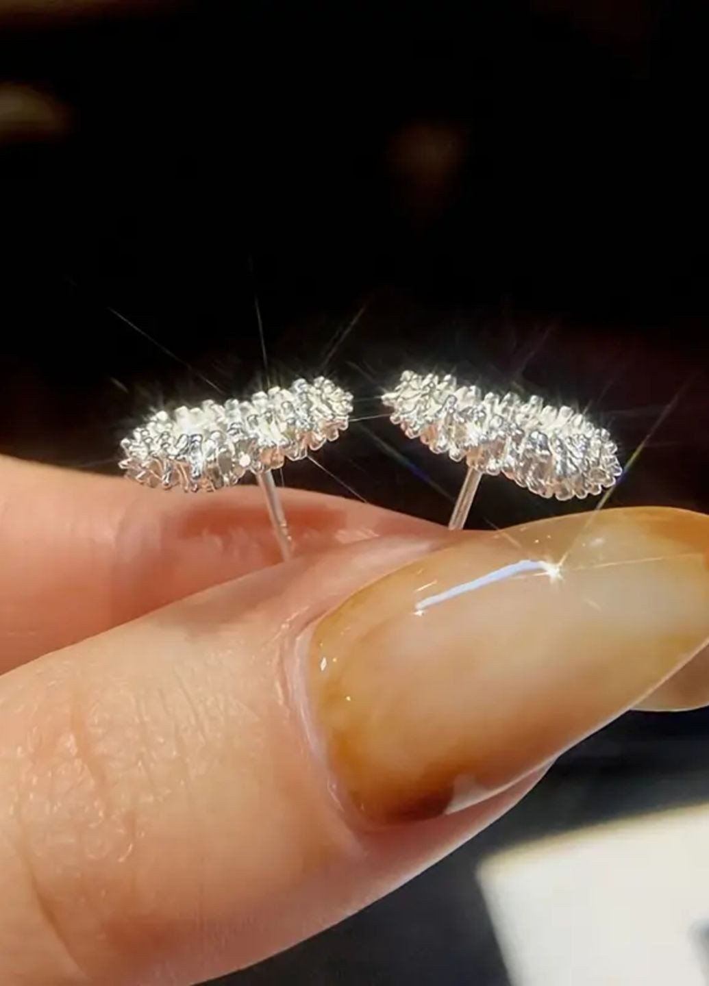 Сережки-пусети Сердечки No Brand (314801126)