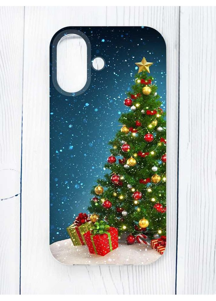 Чохол на iPhone 16 Ялинка з подарунками (принт 159) Creative (362969842)