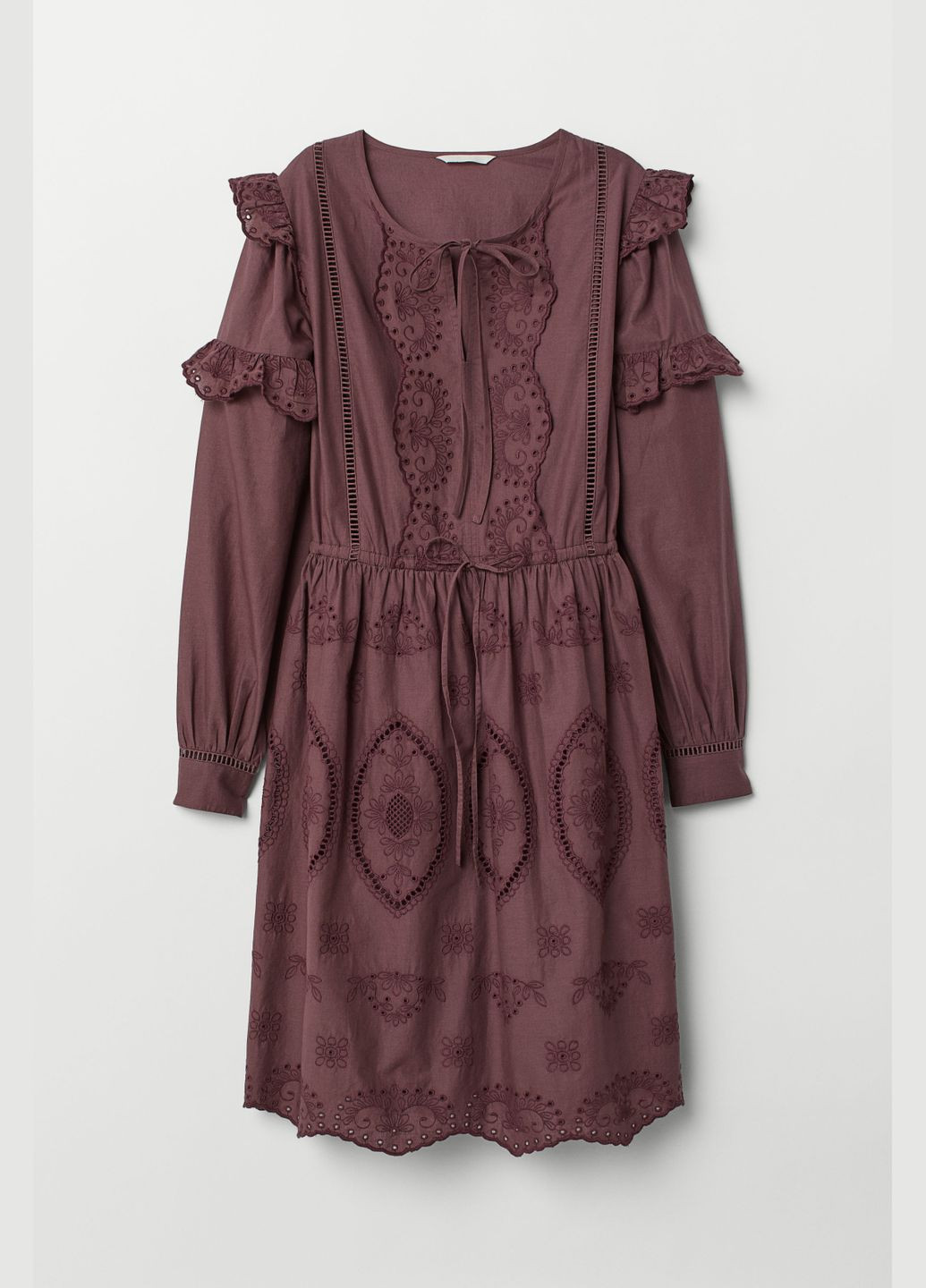 Темно-бордова сукня демісезон,темно-бордовий, H&M