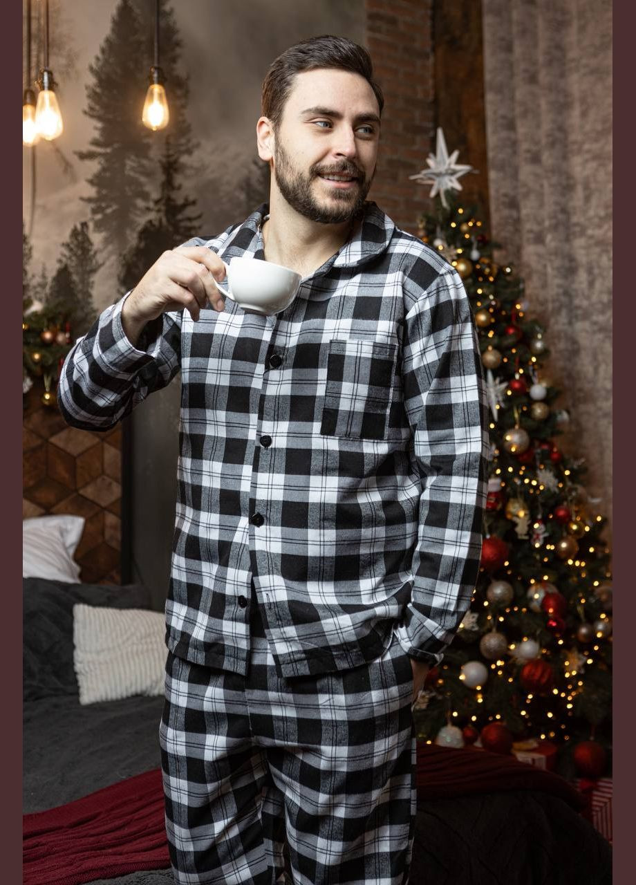 Пижама Фланелевая Рубашка + Штаны Все Размеры No Brand (315035716)