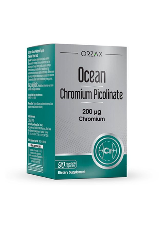 Витамины и минералы Ocean Chromium Picolinate 200 mcg, 90 капсул Orzax (322294054)