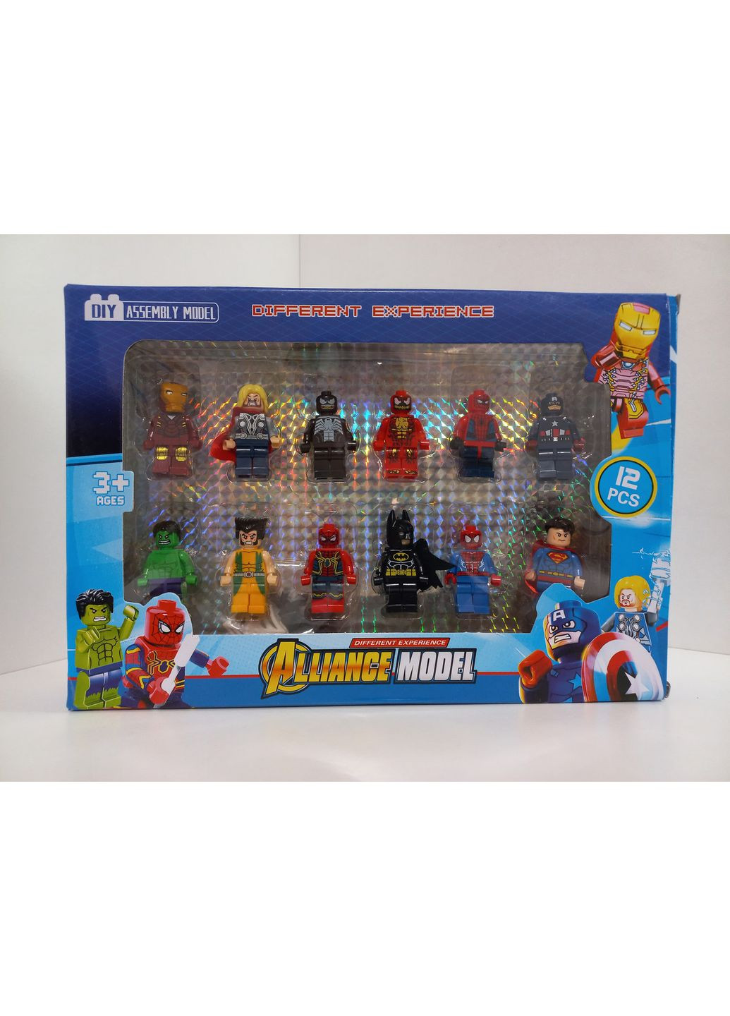 УЦІНКА! Набір фігурок лего Супергерої з аксесуарами 12 шт No Brand (362193102)