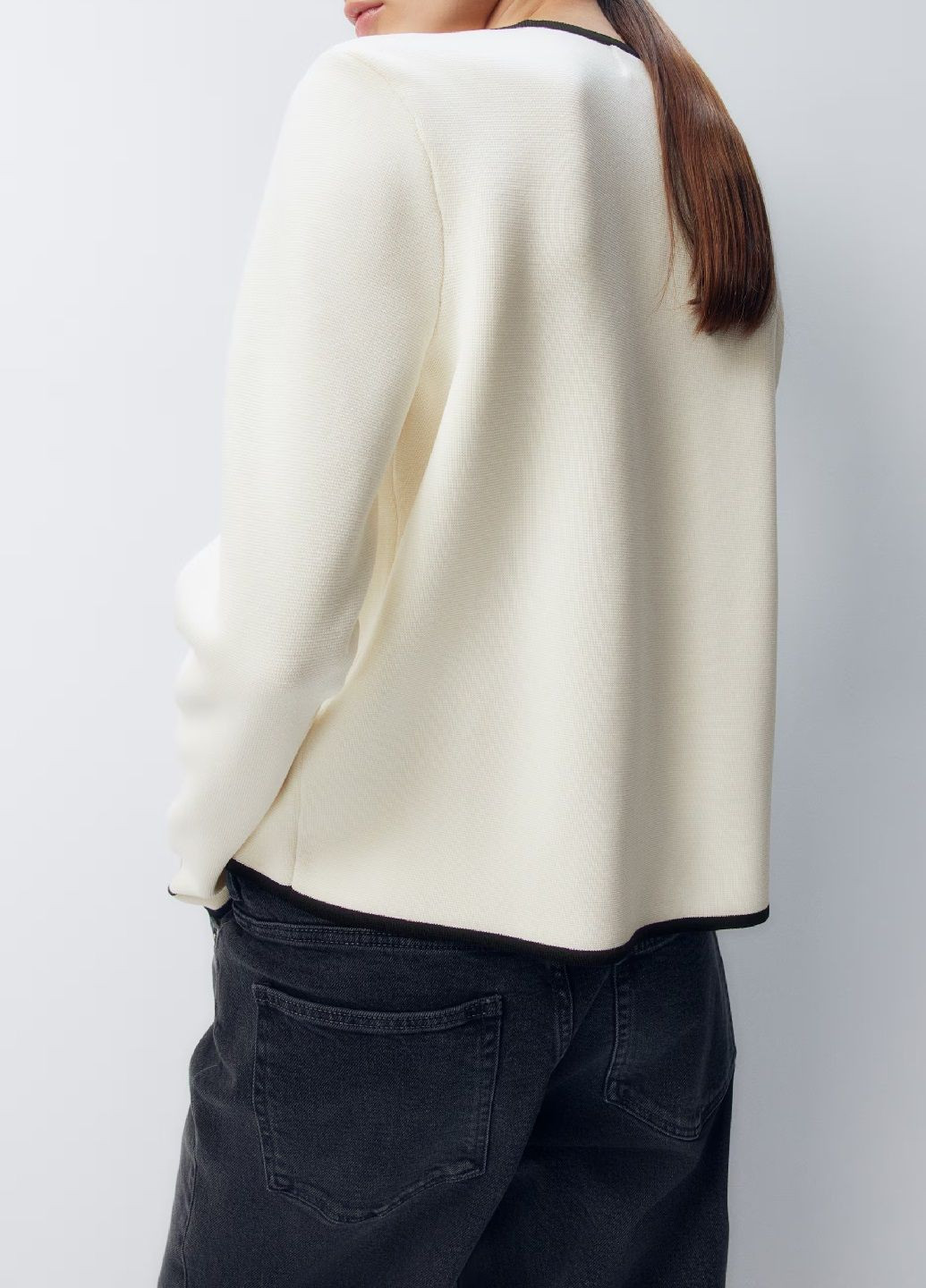 Кремовый демисезонный кардиган H&M