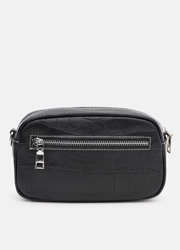 Сумка женская кожаная через плечо K1fb-59bl Черный Keizer (302007644)