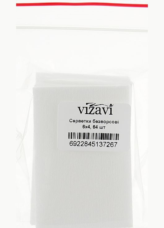 Салфетки безворсовые, 6х4 см 64шт (716316-27054613) Vizavi Professional (368666066)