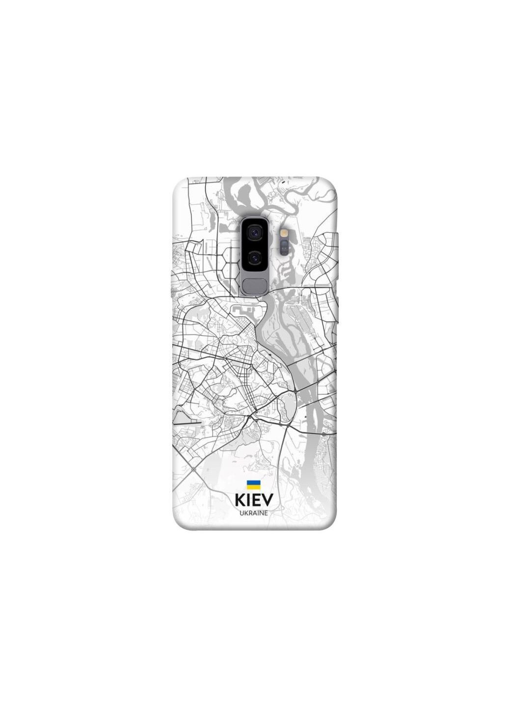 Чехол на Samsung Galaxy S9+ Kiev white map Frontalka (356095037)