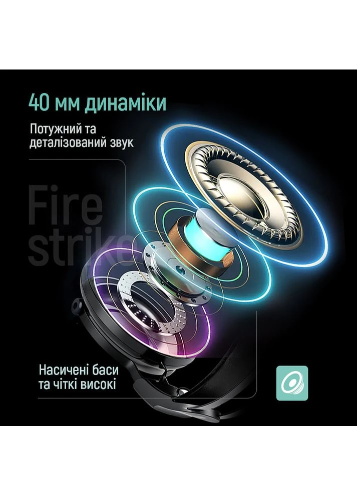 Гарнітура Firestrike RGB Black (CW-HPG04BK) Colorway (399518136)