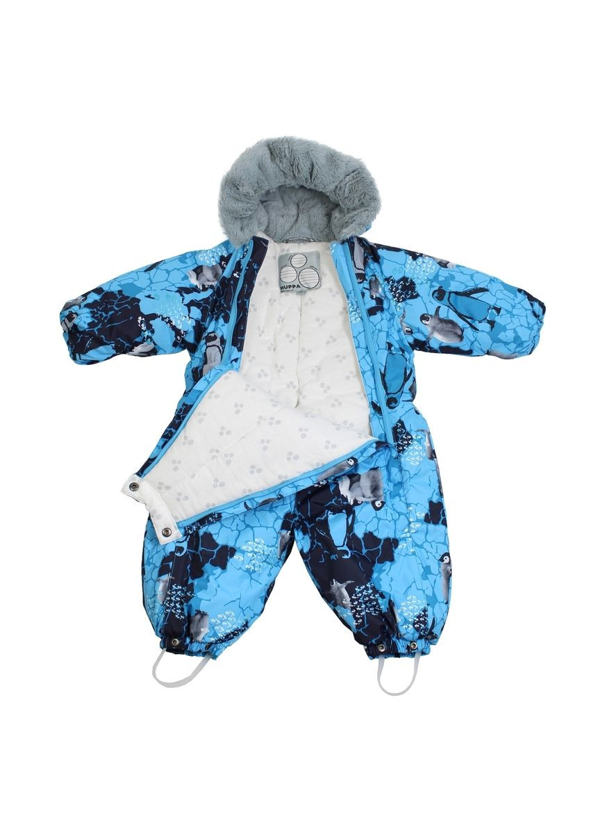 Голубая комбинезон-трансформер mary, р.80, голубой () Huppa 32630030-93636-080