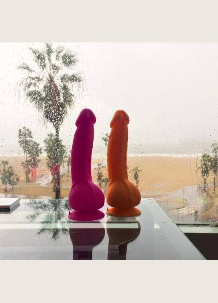 Вібратор реалістичний на присосці Greal Mini Gvibe, бежевий, 18 х 3 см No Brand (341306065)