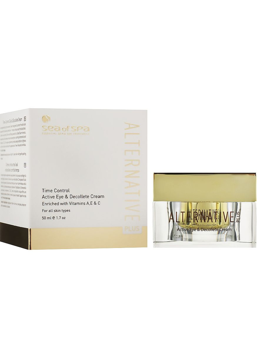 Активний крем для шкіри навколо очей і декольте Alternative Plus Active Eye & Decollete Cream 50ml (72151-120207) Sea of Spa (368661476)