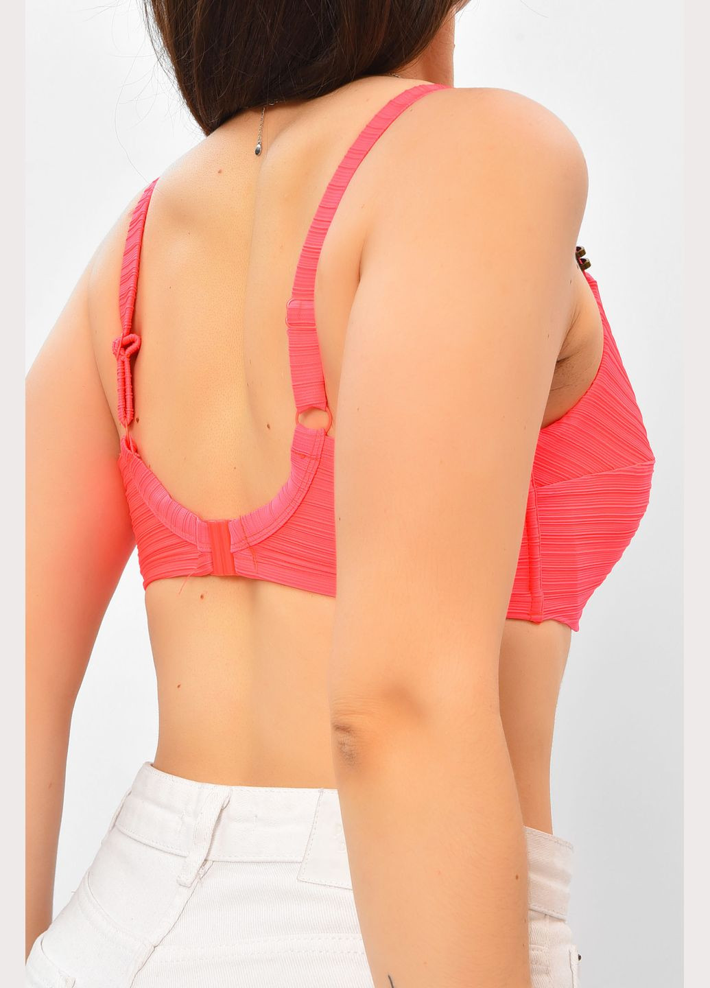 Купальник женский верх оранжевого цвета Let's Shop (340052424)