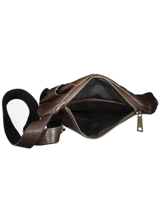 Сумка слинг через плечо из натуральной кожи мужская для документов и для телефона средняя Коричневый 40209 TARWA (361348717)