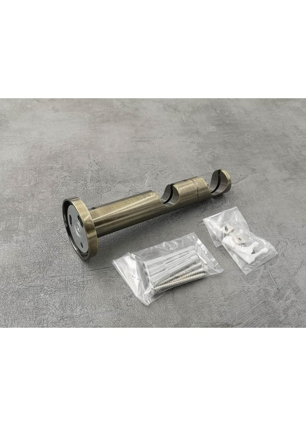 Карниз Лилет гладкая штанга двойной универсальный 25/19 мм 400 см Антик Quadrum (352782802)