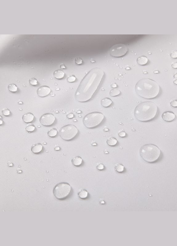 Тканинна шторка для ванної та душу білого кольору White Curtain 180x200 см No Brand (342065799)