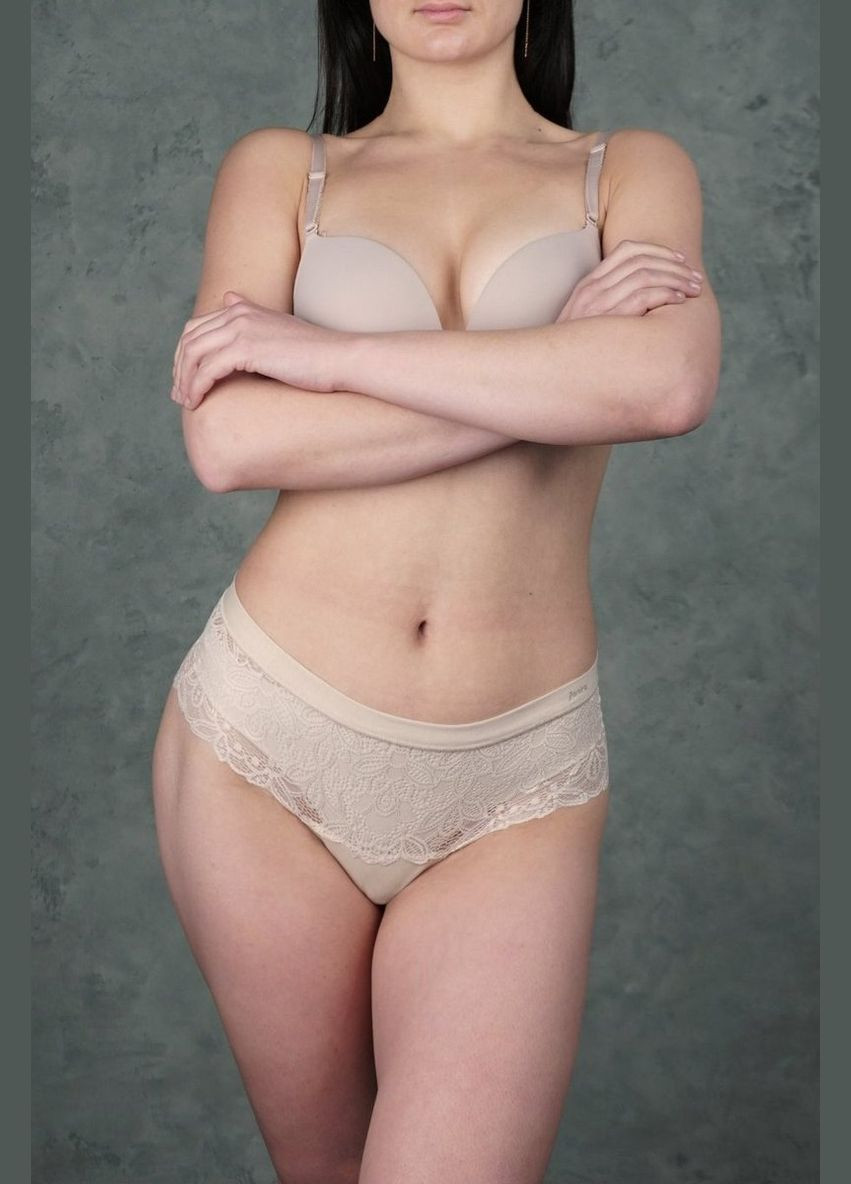 Кружевные трусики бразилиана Janira 30553 belle cotton beige (336963804)