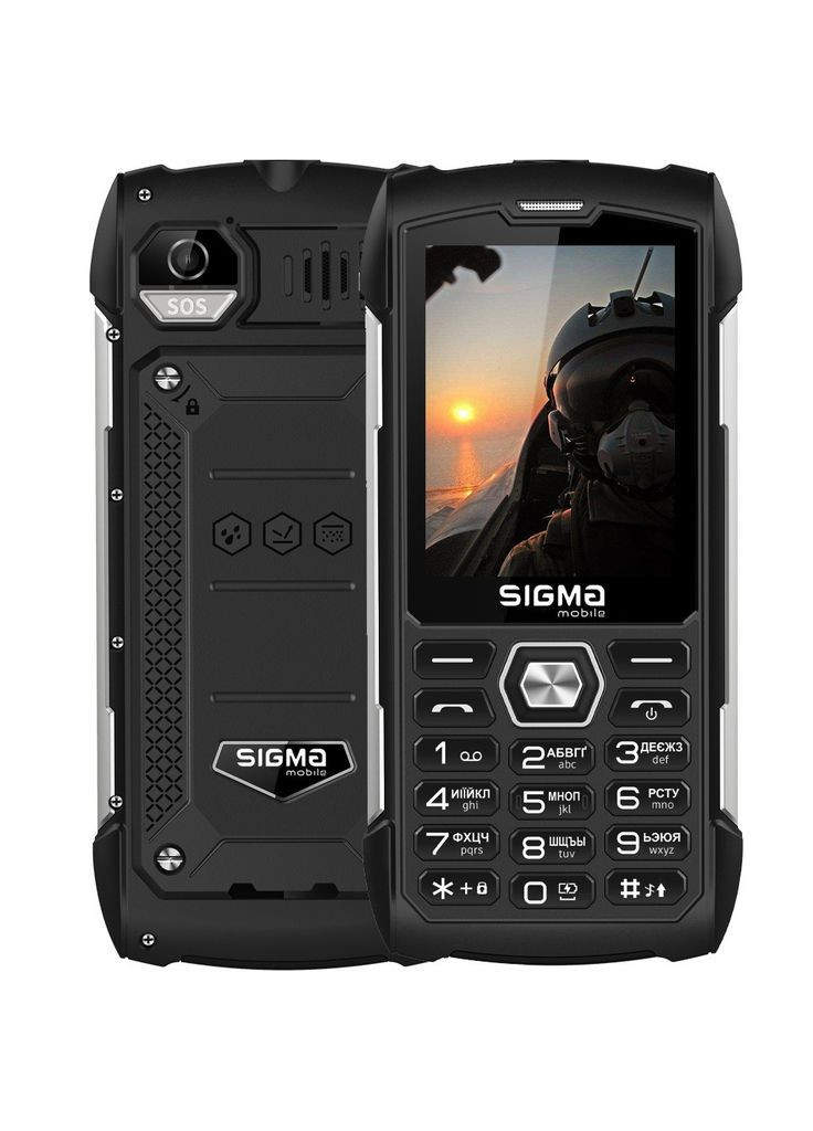 Мобільний телефон mobile X-treme PK68 Dual Sim Black Sigma (342062343)
