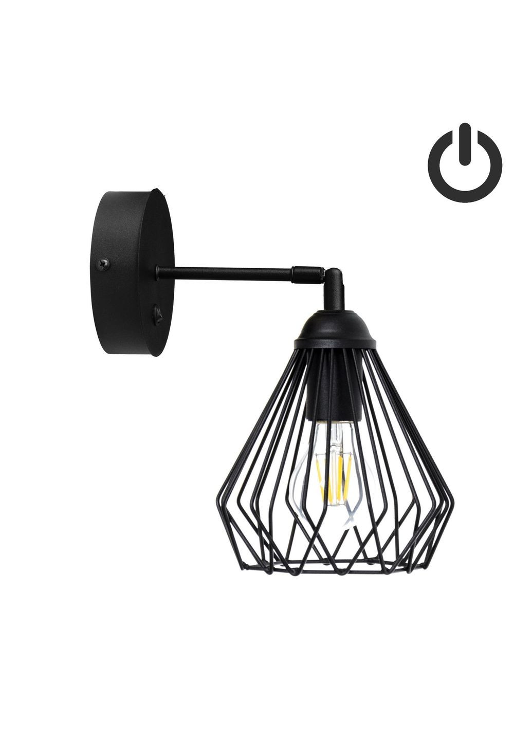 Бра с выключателем Dribble W160-BT Black Atmolight (370253468)