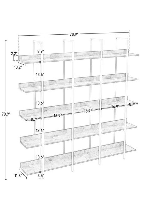 Стеллаж кухонный из дерева Макноли зефир-мускат (СТА-01522007) No Brand (327849189)