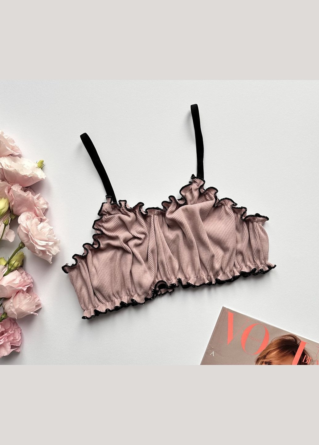 Женский топ на тонких бретелях Exclusive (340916888)