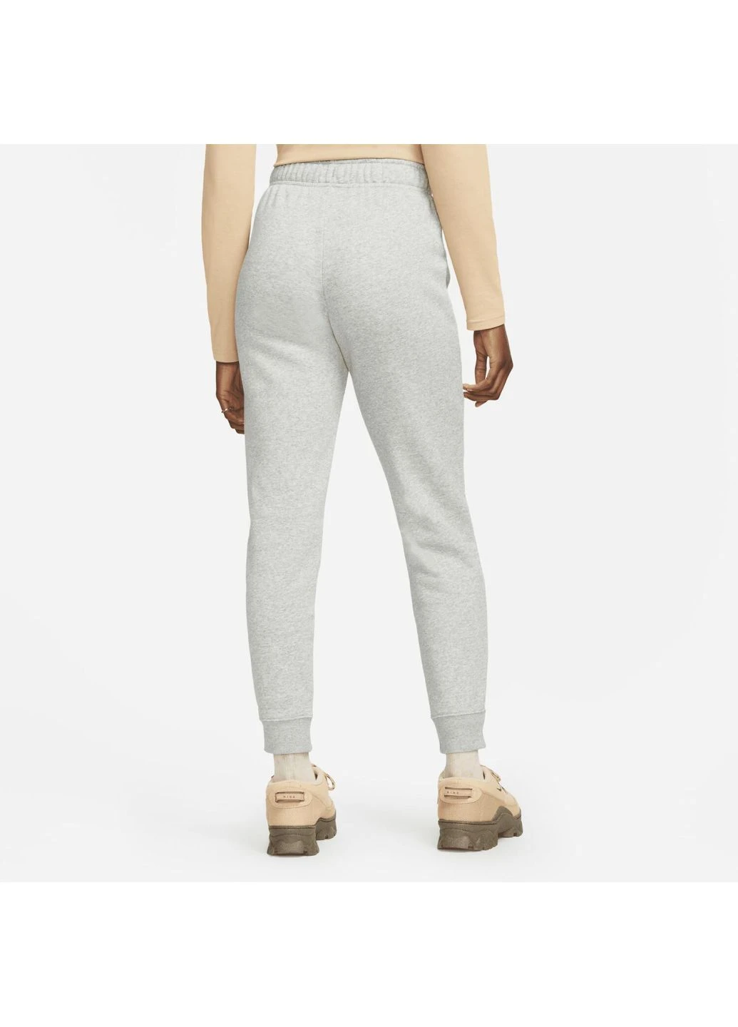 Спортивные штаны женские CLUB FLC PANT TIGHT серые DQ5174-063 Nike (397846603)