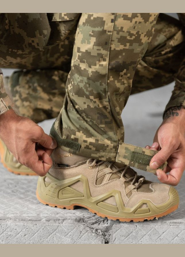 Чоловічі зимові тактичні штани на флісі піксель No Brand (303358509)