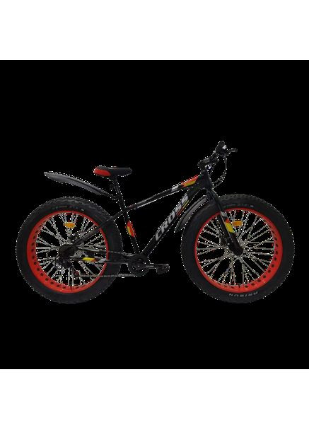 Велосипед Leopard 27,5*4,5" 18" Черный Cross (370789402)