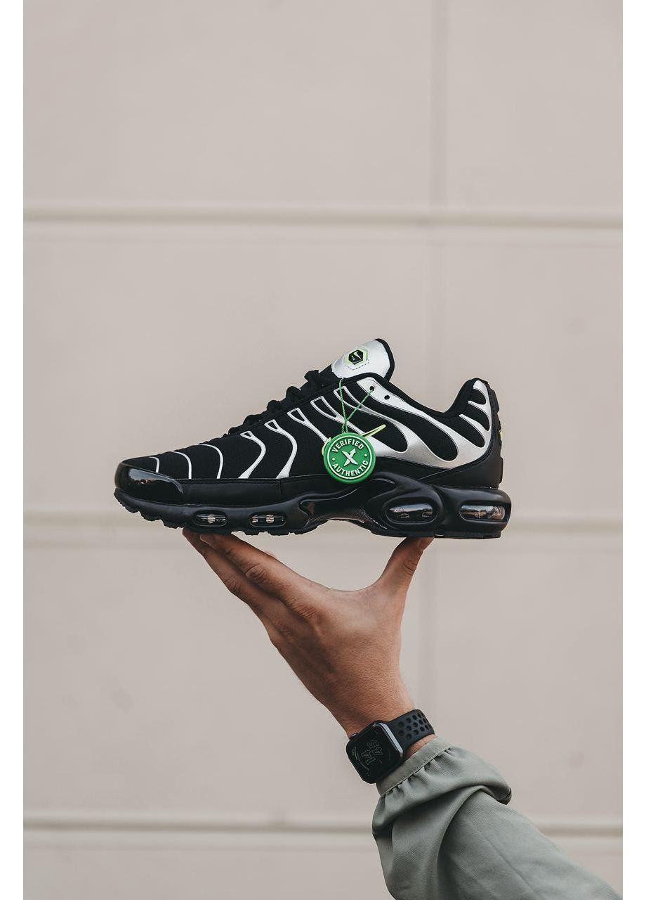 КРОСІВКИ ЖІНОЧІ NIKE AIR MAX TN PLUS BLACK GREEN НАЙК АІР МАКС ТН ПЛЮС No Brand сірі демісезони (368885356)
