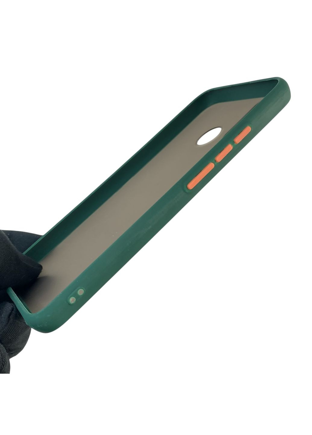 Чехол для телефона Spark 6 Go (KE5) с высокими бортами защитой камеры на техно спарк 6 го темно-зеленый Tecno (366385826)
