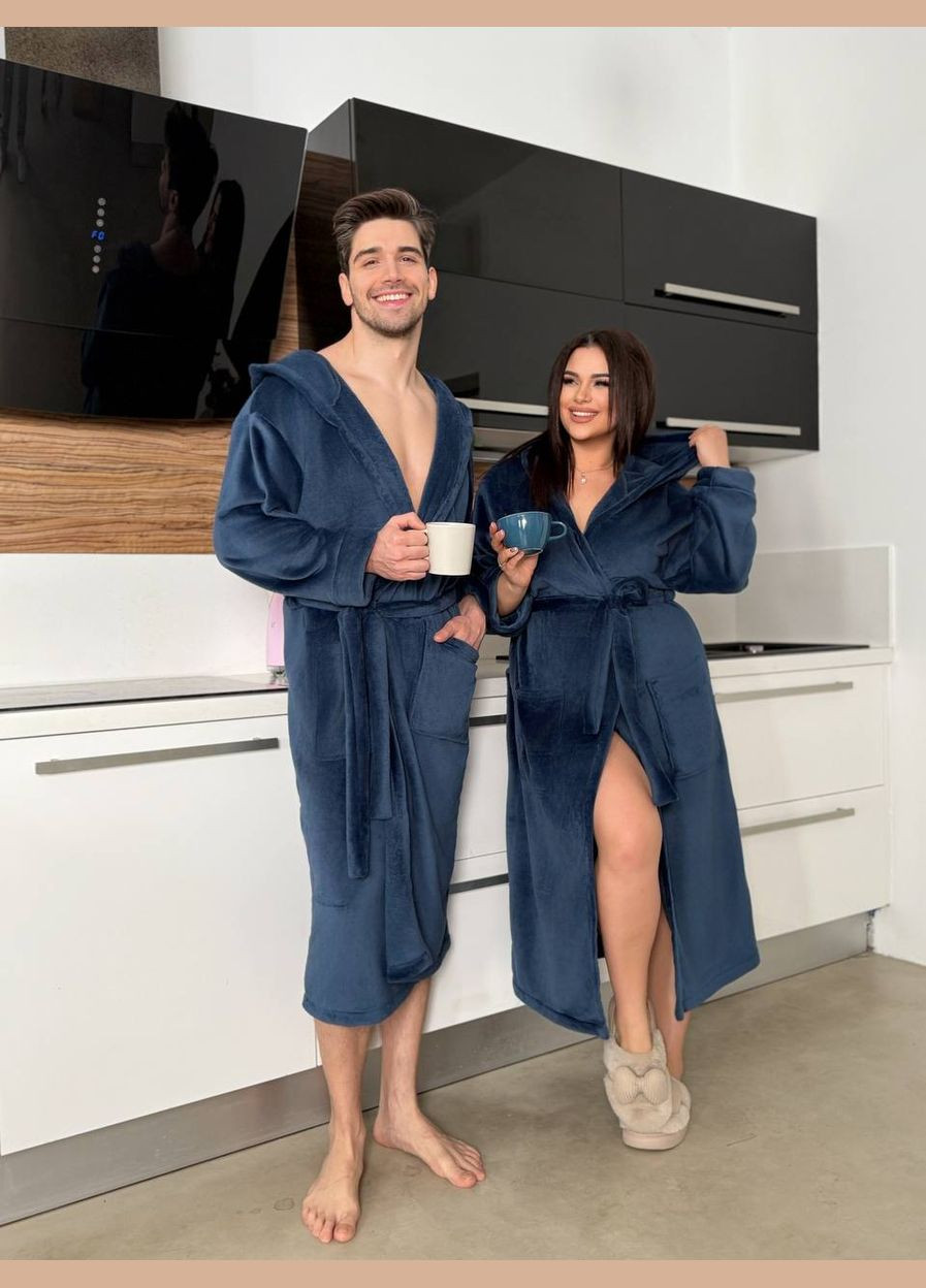 Универсальный махровый халат на запах No Brand (318561500)