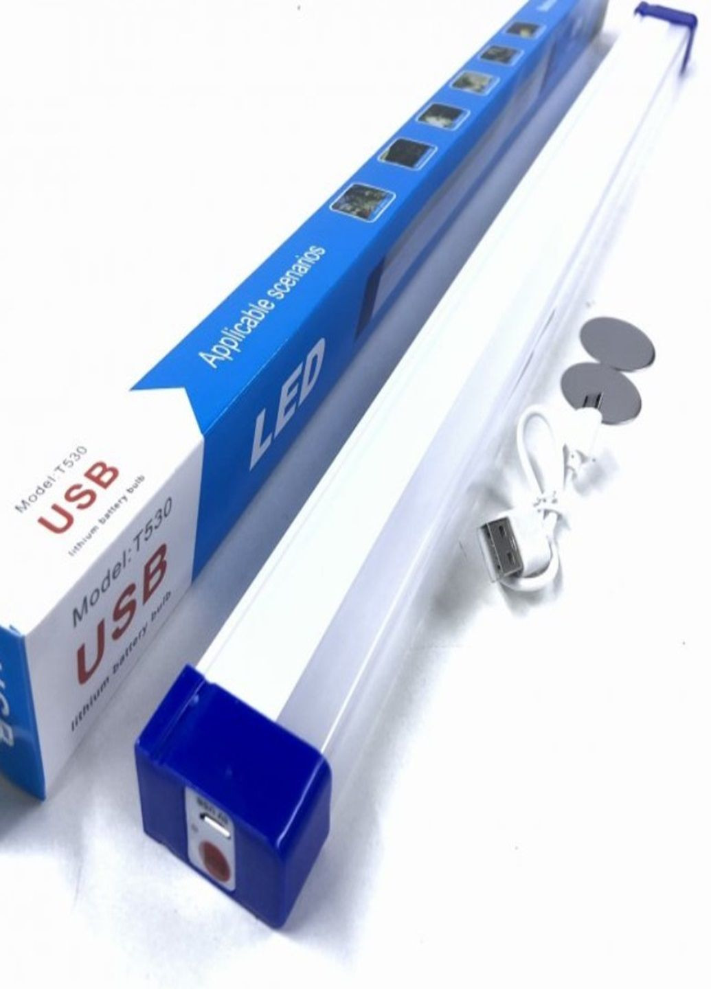 Аккумуляторная лампа светильник 70 см USB T530 No Brand (299332485)
