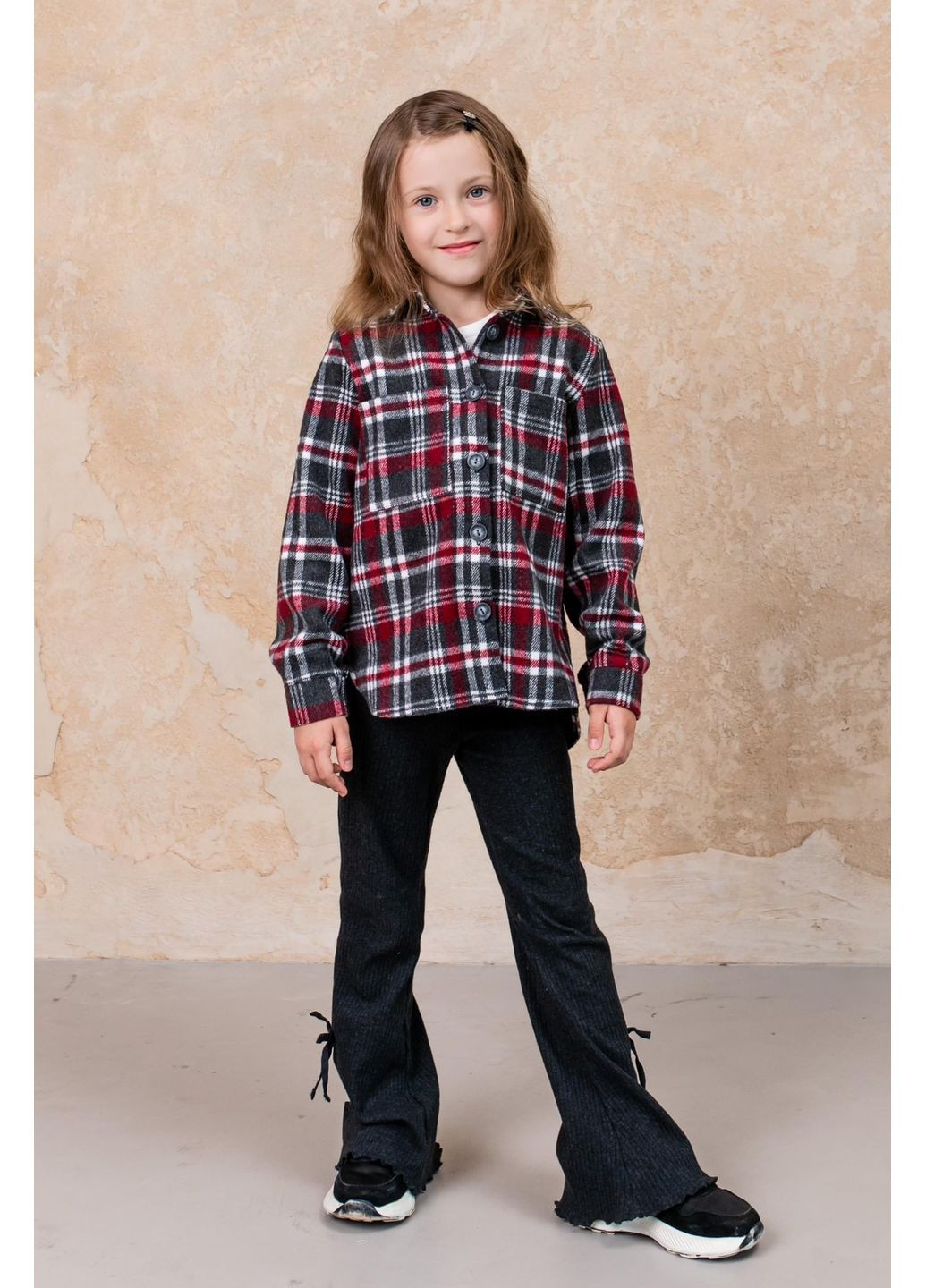 Красная повседневный рубашка Деньчик