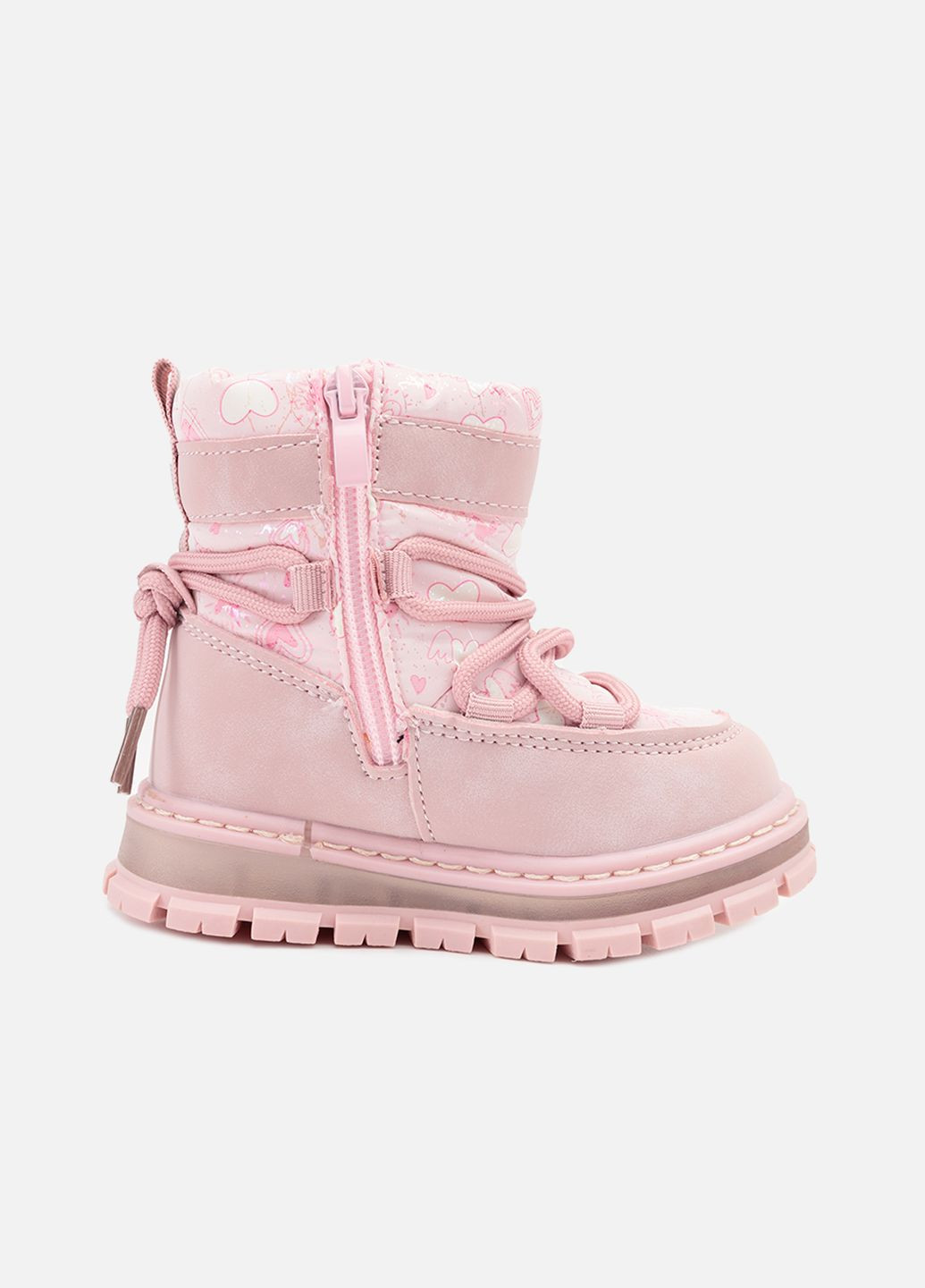 Розовые зимние дутики для девочки цвет розовый cb-00260741 Buddy Sheep