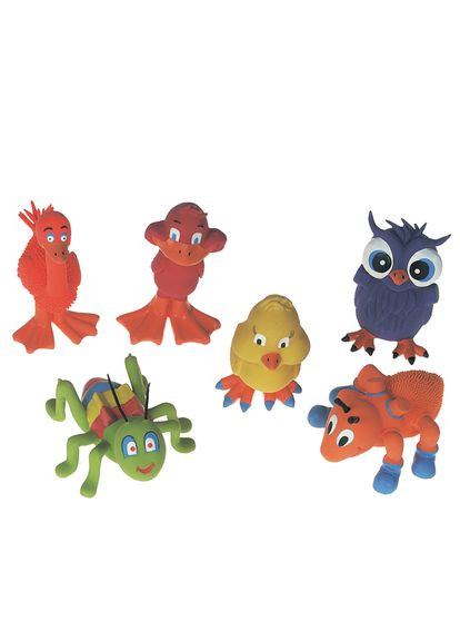 Landanimal ФЛАМИНГО латексная игрушка с пищалкой для собак, в ассортименте, 10х9,5х10,5 см (5400274724667) Flamingo (347067612)