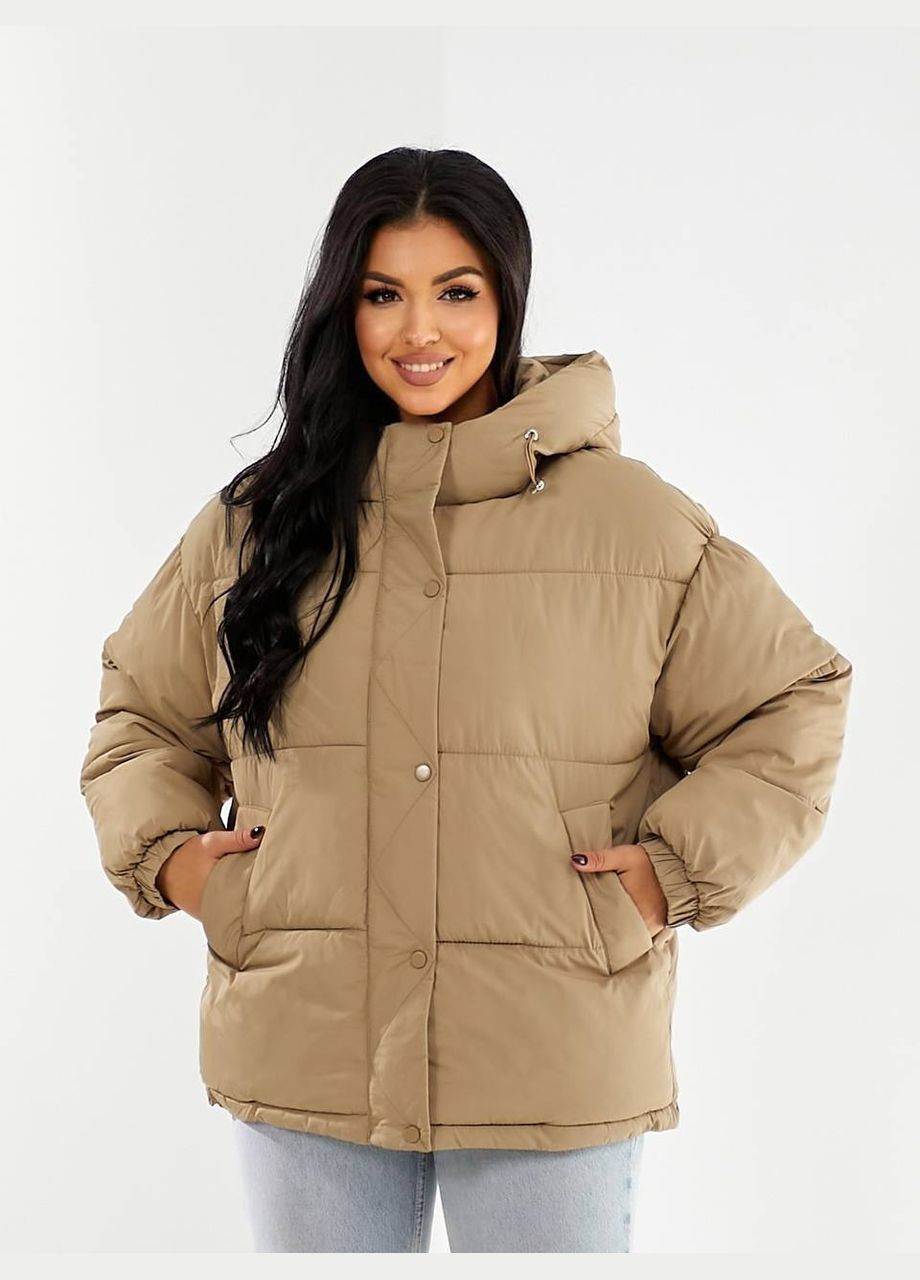 Бежева зимня куртка Garna