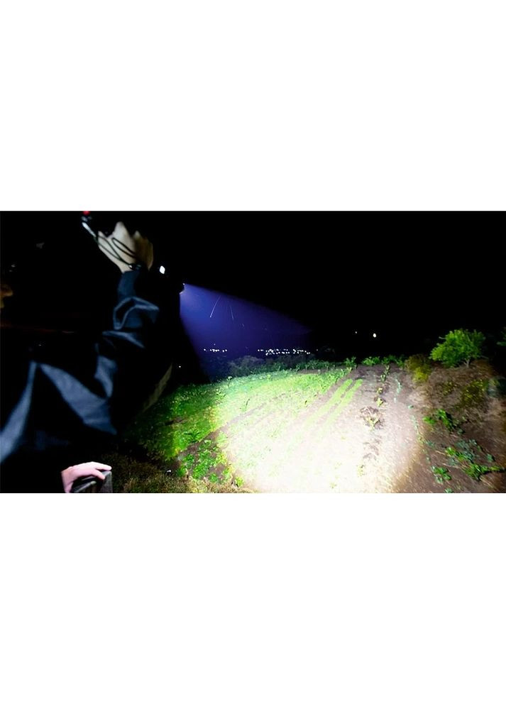 Ліхтар ручний QM-FL1035 Perfect 5WLED zoom +3WCOB з Type-C з Power Bank Quantum (370967844)