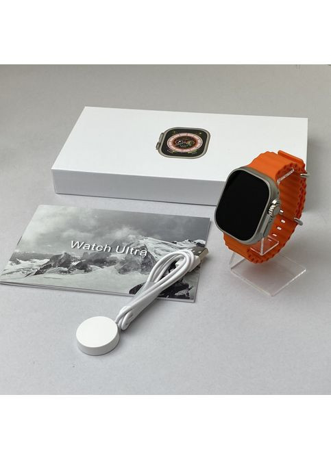 Розумний годинник Smart + білий для спорту та активного відпочинку фітнес трекер з функціями дзвінків EX Watch Ultra (372460530)