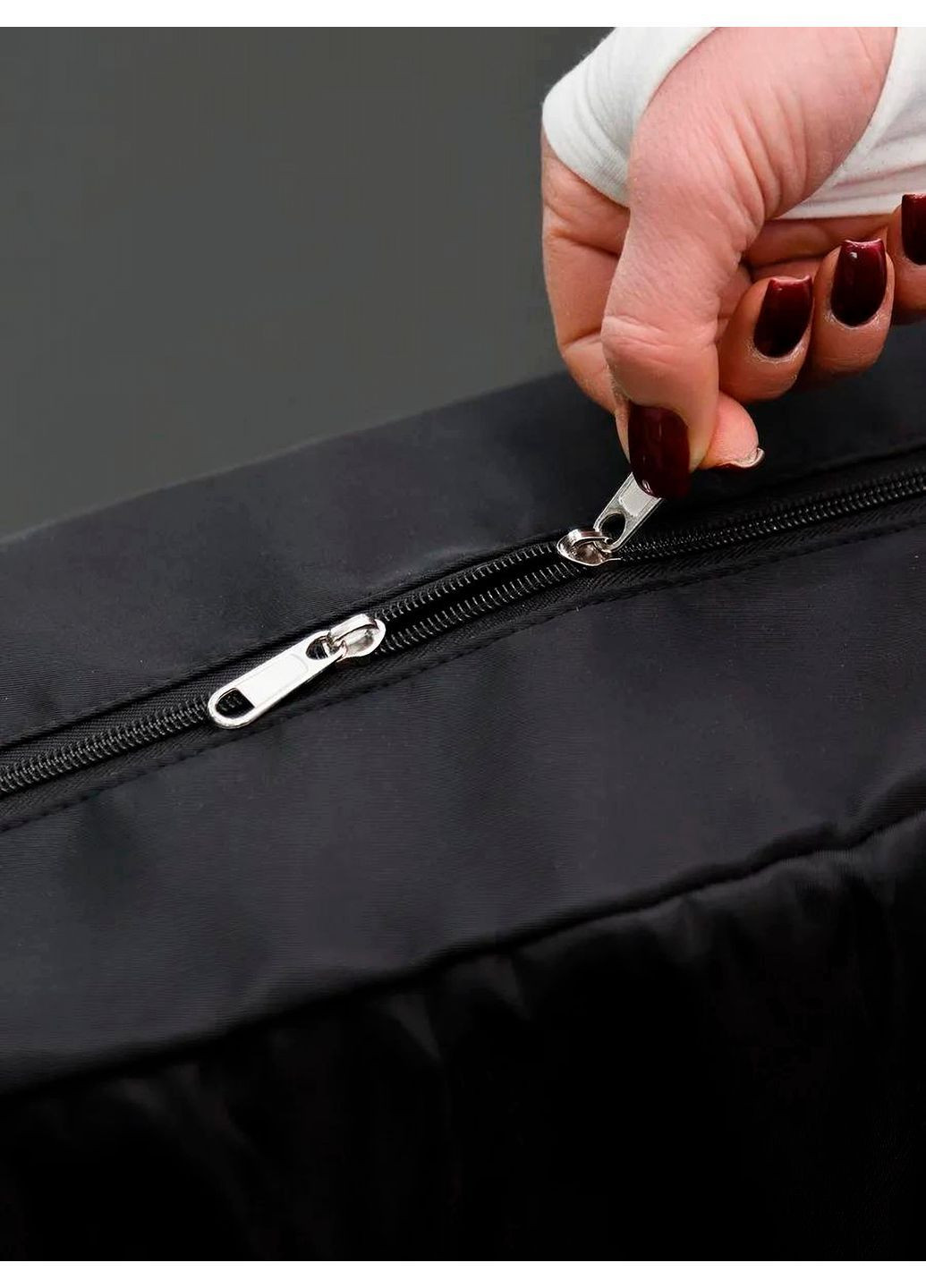 Спортивная сумка женская дорожная для путешествий фитнеса с отделением для обуви водонепроницаемая Черный 73722 OnePro (362382683)