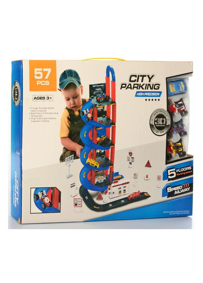 Гараж іграшковий з машинками 5 поверхів 0908-13A Metr+ (305392955)