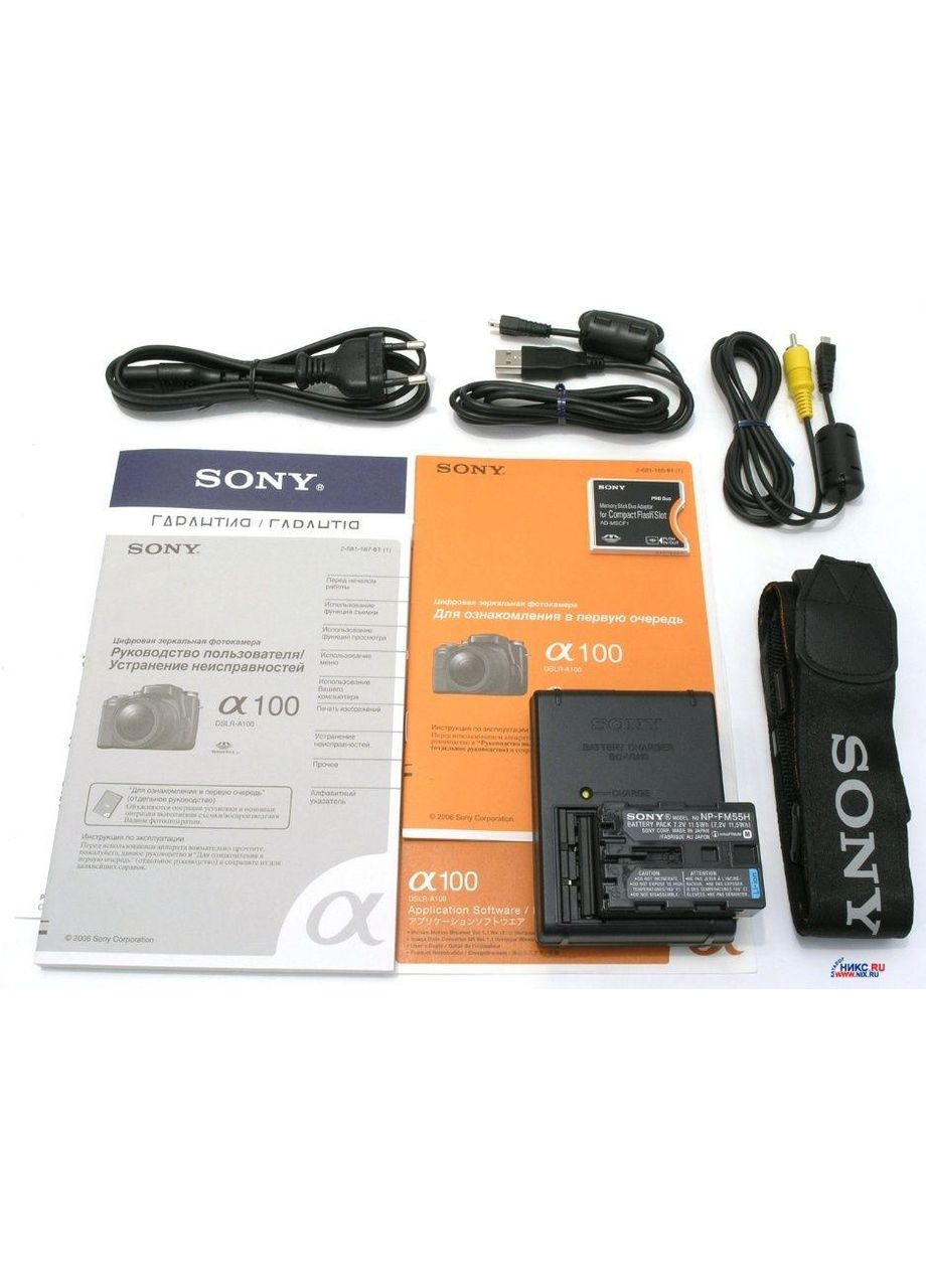 Фотоаппарат зеркальный Alpha DSLR-A100Kit Sony (292132613)