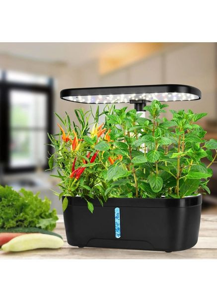 Гідропонна система гоубокс Smart з LED підсвіткою для домашнього вирощування саду, потужність 15 Вт посадочних місць 6 No Brand (346534619)