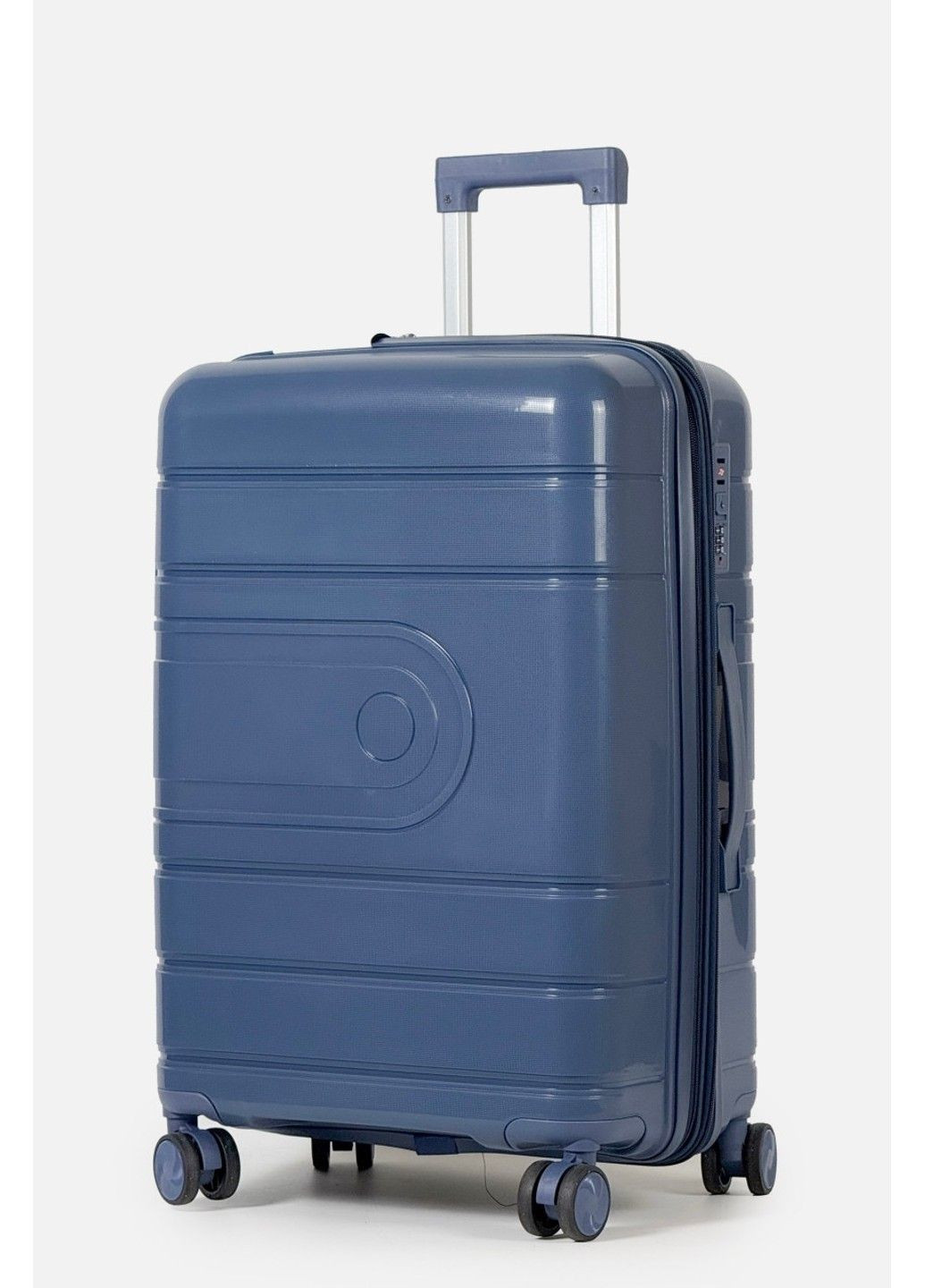 Средний пластиковый чемодан 606-2-NV Tourist (354704053)