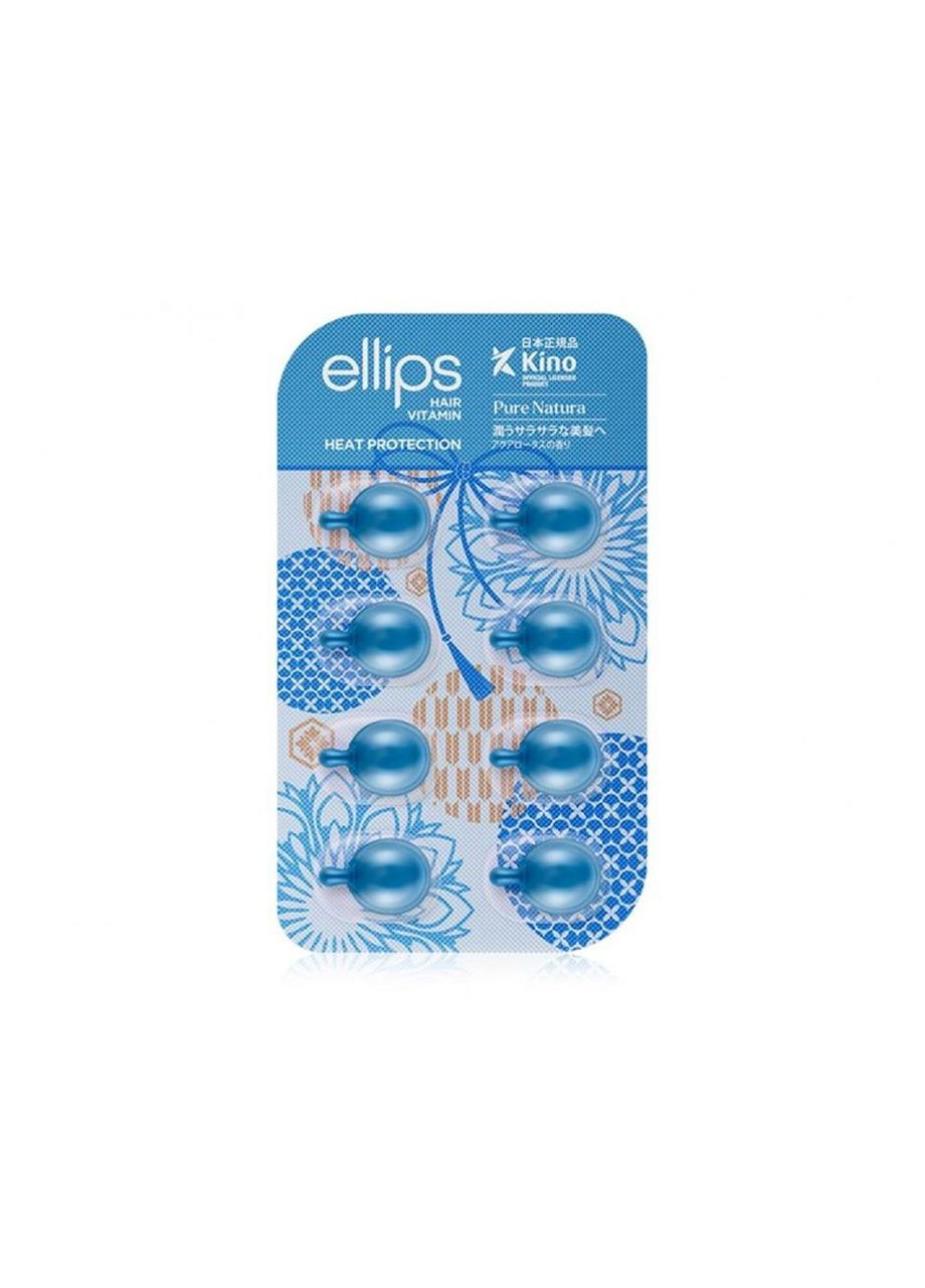 Сыворотка для волос «Сила лотоса» с экстрактом голубого лотоса Hair Vitamins Pure Natura Ellips (311666096)