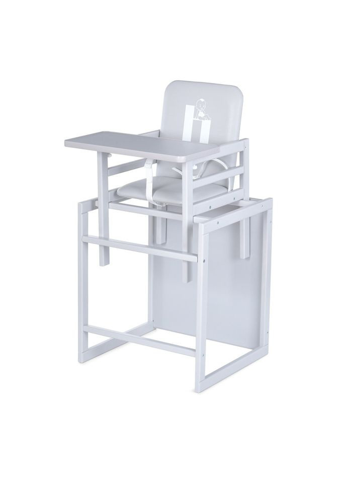 Стульчик для кормления 2 в 1 Grey серый Bambi (365634027)