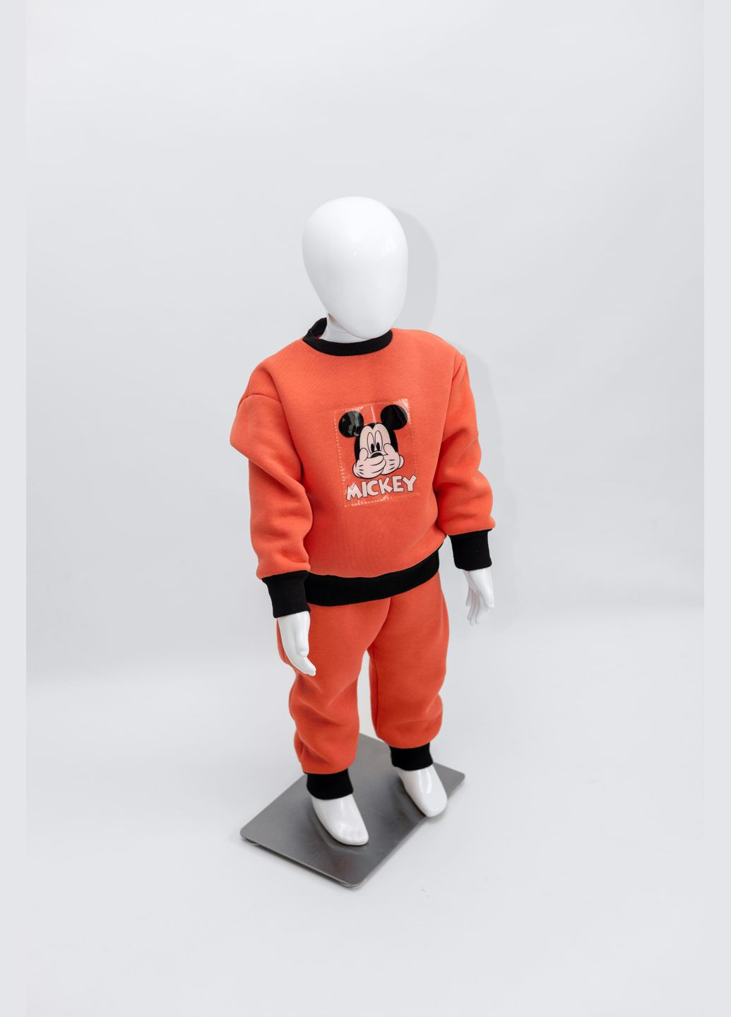 Костюм детский с утеплением оранжевый зимний с принтом. Baza trend (308345913)