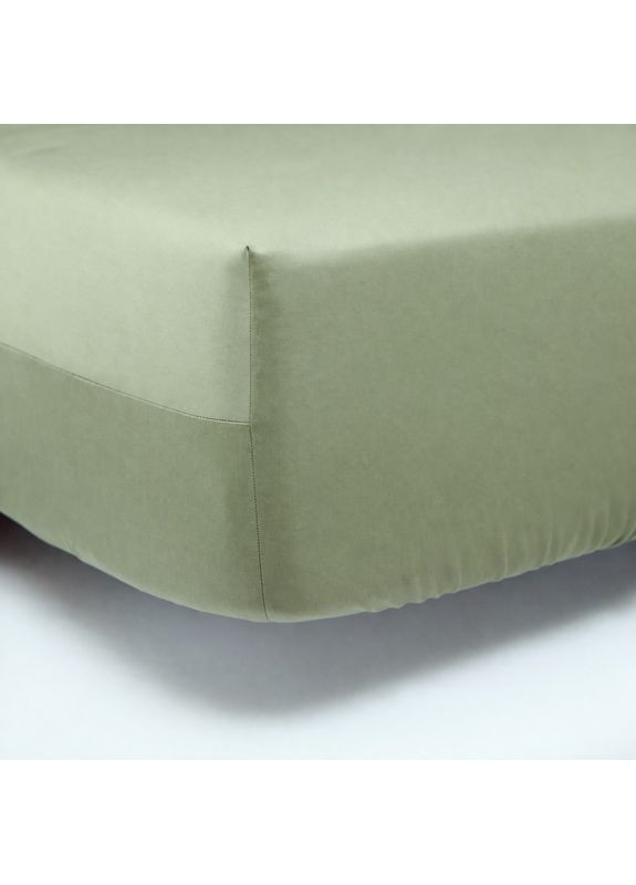 Простирадло на резинці Сатин Premium 180х190х25 см (MS-850004015) Moon&Star Pistachio (386595272)