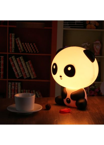 Настільний світильник-нічник Панда для дітей з сенсорним включенням м'який помаранчевий нічник для дівчаток ProDobro (365440603)