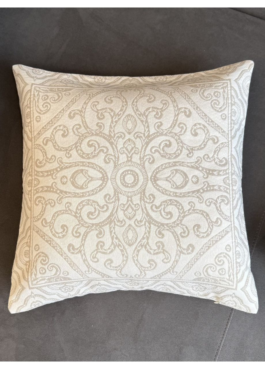 Наволочка гобеленовая двухсторонняя 45х45 см. MYKONOS white No Brand (360890031)