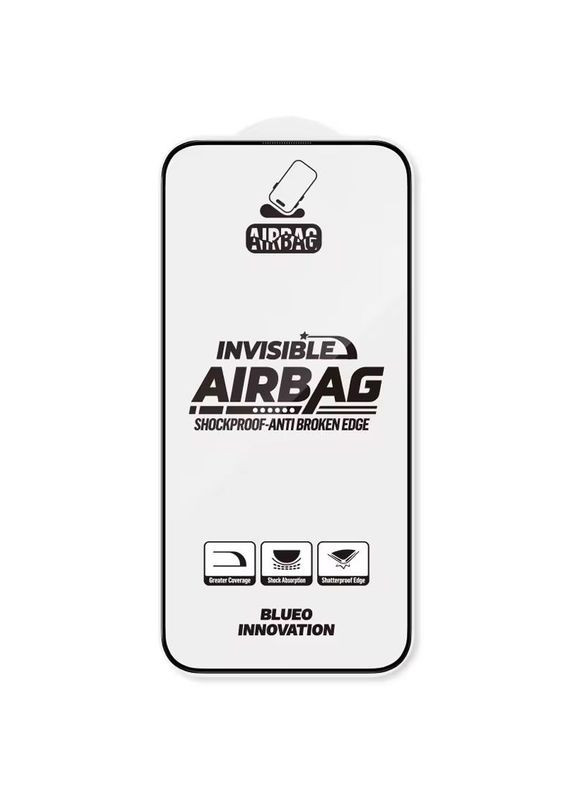 Захисне 3D скло Invisible Airbag Anti broken для Apple iPhone 16 Pro (6.3") Blueo (369645229)